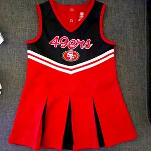 NFL 49er Cheerleader outfit 🏈 size 3T